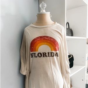 UNIQUE FL BOHO SHIRT 🌈☀️ (((OVERSIZED))) ***PRICE NEGOTIABLE***